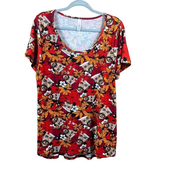 LuLaRoe Tops - LulaRoe Women's Warm Floral Holiday Classic T